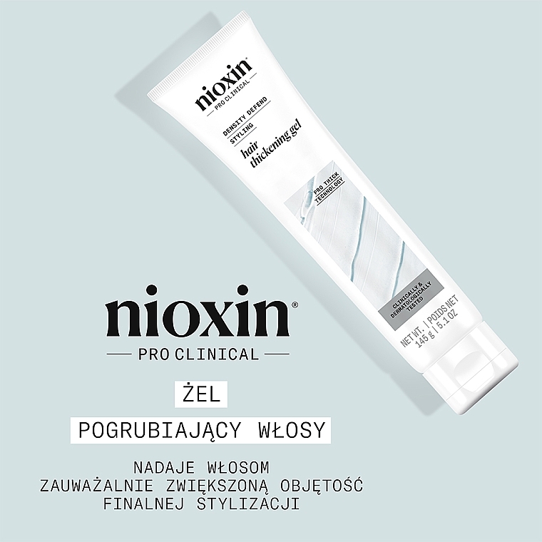 Гель для волос - Nioxin Pro Clinical Density Defend Hair Thickening Gel — фото N2