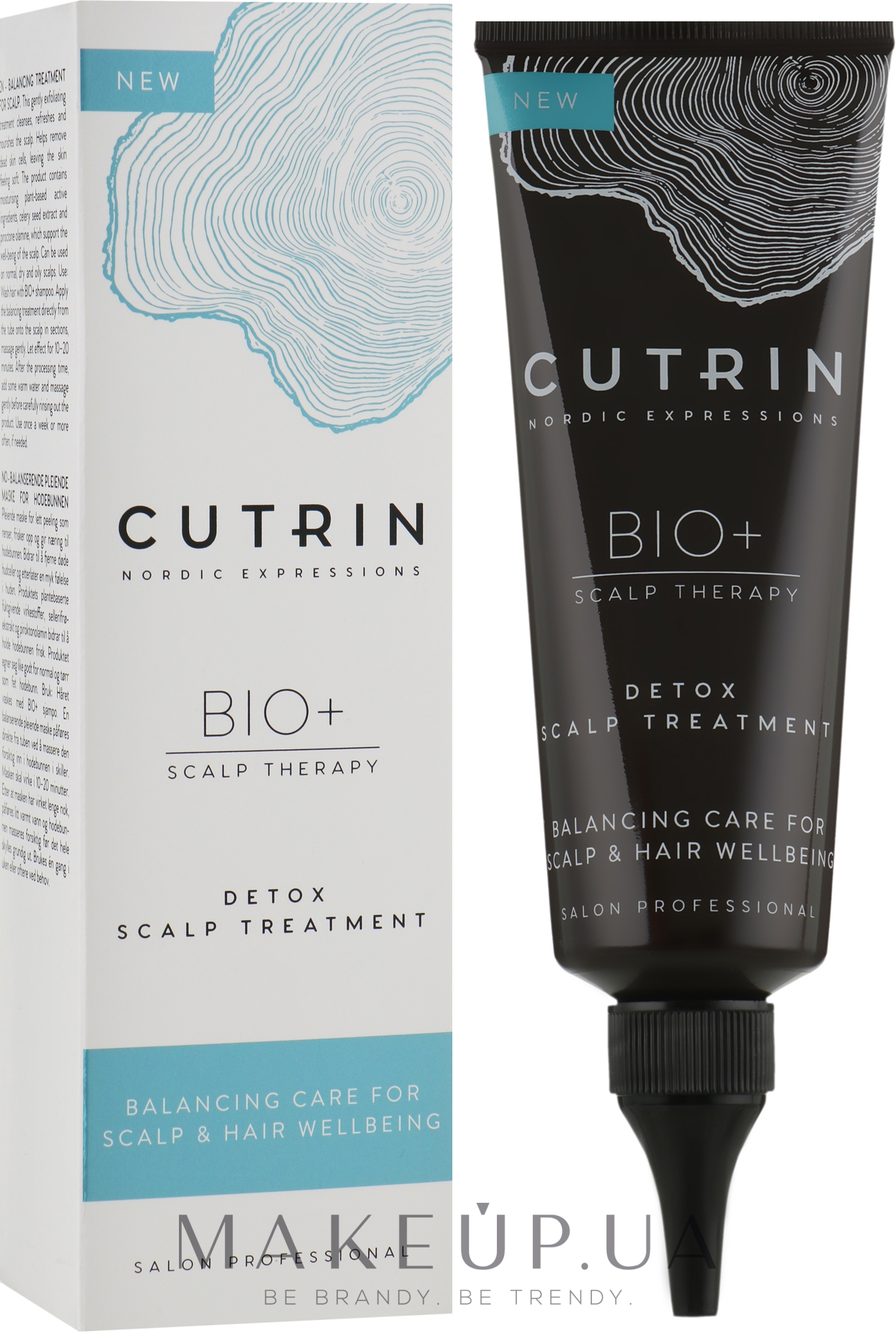 Очищающая маска для кожи головы - Cutrin Bio+ Detox Scalp Treatment — фото 75ml