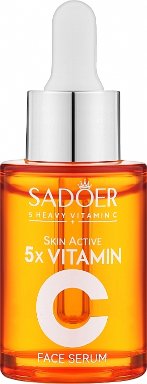 Сыворотка для лица с витамином С - Sadoer 5X Vitamin C Face Serum — фото N1