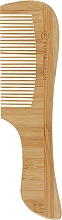 Гребінець для волосся з ручкою, бамбуковий - Olivia Garden Bamboo Touch Comb 2 — фото N1