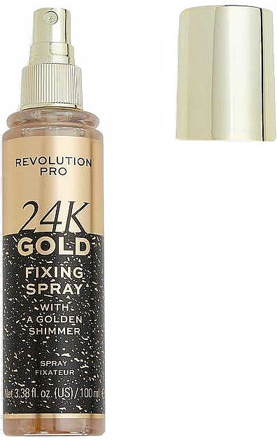 Фиксатор макияжа - Revolution Pro 24K Gold Fixing Spray — фото N1