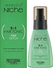 Тоник для волос 2 в 1 - Scalp Detox Niche Morfose — фото N2