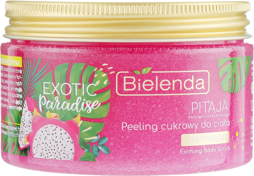 Цукровий скраб для тіла зміцнювальний "Пітайя" - Bielenda Exotic Paradise Firming Body Scrub Pitaja — фото N2