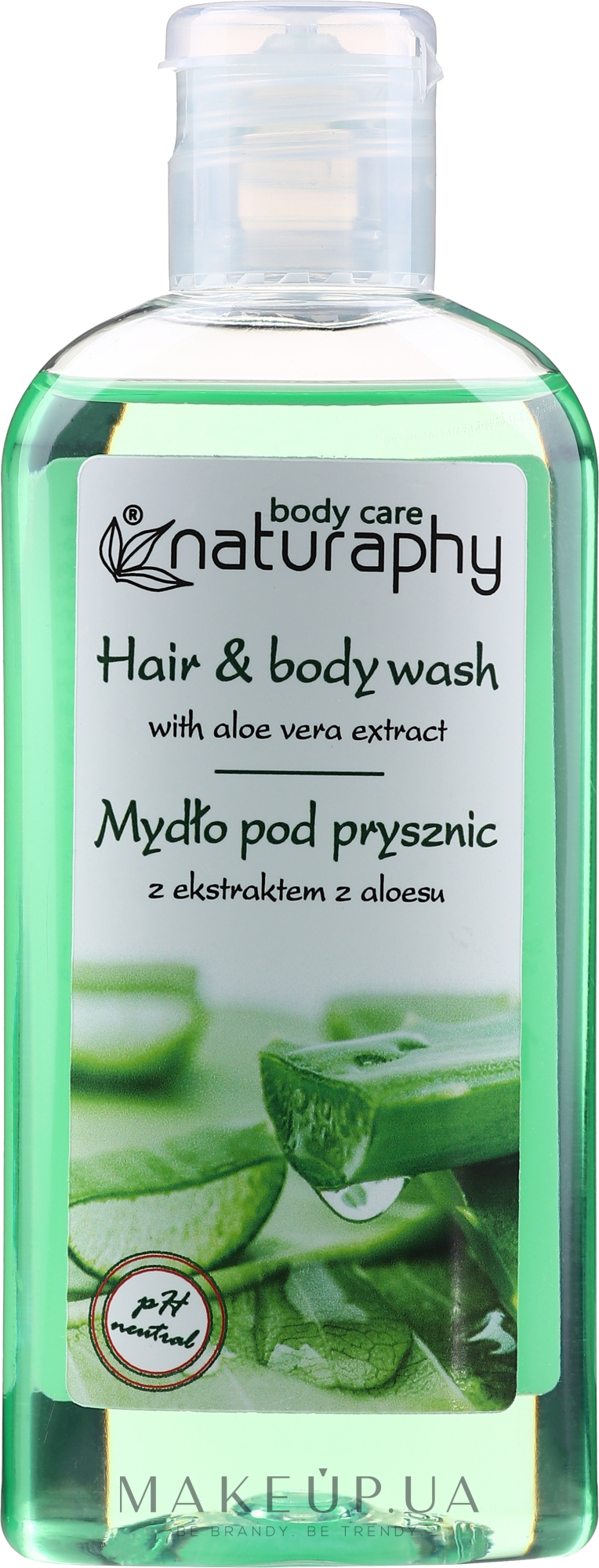 Шампунь-гель для душу з екстрактом алое - Bluxcosmetics Naturaphy Aloe Vera Hair & Body Wash — фото 100ml