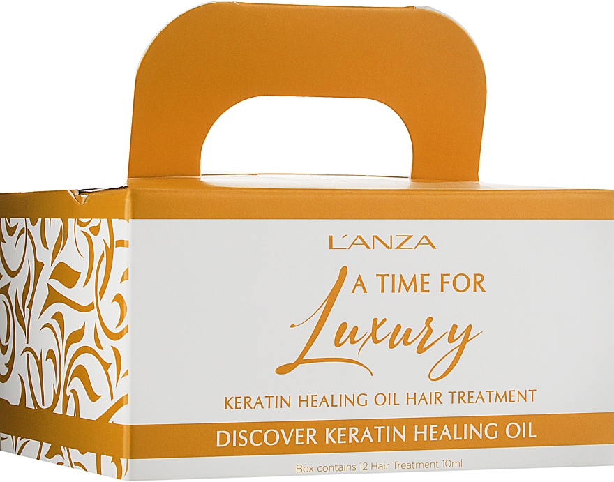 Кератиновый эликсир для волос - L'Anza Keratin Healing Oil Treatmen (h/elixir/12x10ml) — фото N1