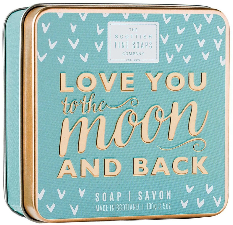 Мыло "Люблю тебя до луны и обратно" - Scottish Fine Soaps Love You To The Moon And Back Soap In A Tin — фото N1