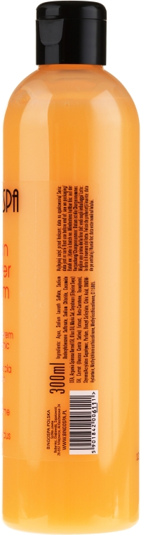 Аргановий крем з персиком для душу - BingoSpa Argan Oil Shower Cream With Peach — фото N3