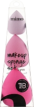 Парфумерія, косметика Tools For Beauty MiMo Makeup Sponge Pink - Набір спонжів для макіяжу, рожеві, 3 шт.