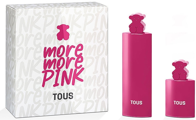 Tous More More Pink - Набір (edt/90ml + edt/30ml) — фото N1