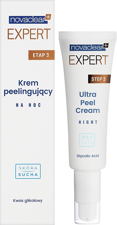 УЦЕНКА Крем-пилинг для сухой кожи, ночной - Novaclear Expert Step 3 Ultra Pell Cream Night Dry Skin * — фото N2