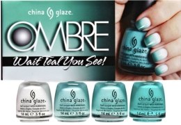 Парфумерія, косметика Набір лаків - China Glaze Ombre Wait Teal You See!