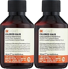 ПОДАРУНОК! Набір для захисту кольору пофарбованого волосся - Insight Colored Hair Protective (shm/100ml + cond/100ml) — фото N1