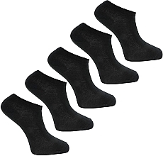 Шкарпетки короткі з регенерованої бавовни ECO, 5 пар, чорні - Moraj — фото N2