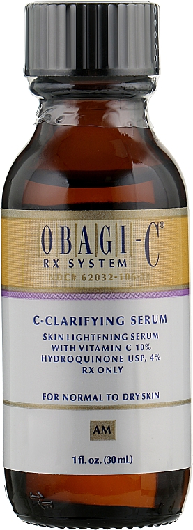 Осветляющая сыворотка для нормальной и сухой кожи - Obagi Medical C-Clarifying Serum Dry  — фото N1