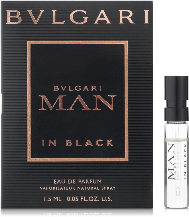 Bvlgari Man In Black - Парфюмированная вода (пробник) — фото N1
