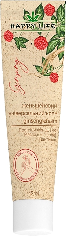Женьшеневий універсальний крем - Happy Life Ginseng Cream  — фото N1