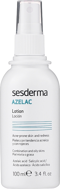 Лосьйон для обличчя - SesDerma Laboratories Azelac Face Lotion — фото N1