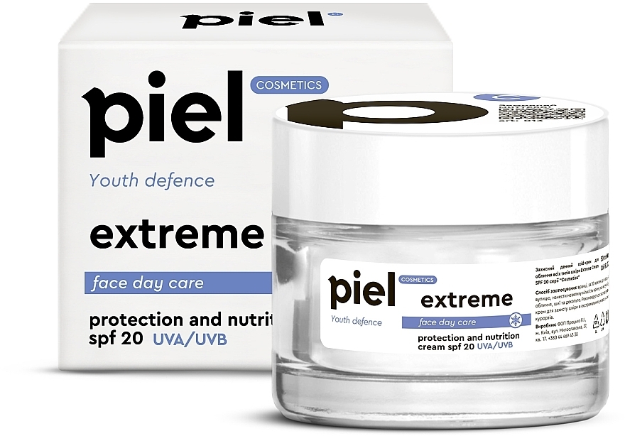 Защитный дневной cold-крем для лица для всех типов кожи - Piel Cosmetics Extreme SPF 20 Cream