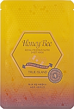 Парфумерія, косметика Тканинна маска з екстрактом маточного молочка - True Island Honey Bee Royal Propolis Nutri Sheet Mask