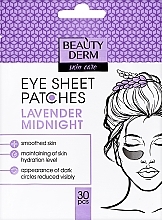 Парфумерія, косметика Тканинні патчі для зони під очима - Beauty Derm Lavender Midnight