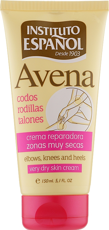 Крем для тела для очень сухой кожи - Instituto Espanol Avena Repairing Oatmeal Cream — фото N1