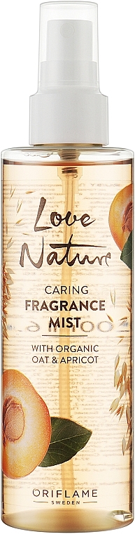 Спрей для тіла "Овес і абрикоса" - Oriflame Love Nature Fragrance Mist — фото N1