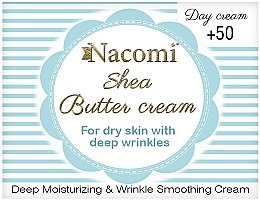 Парфумерія, косметика РОЗПРОДАЖ Денний крем для обличчя - Nacomi Shea Cream 50+*