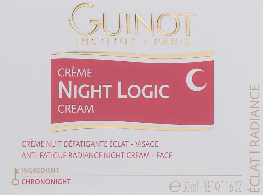 Освежающий ночной крем для сияния кожи - Guinot Night Logic Cream — фото N1