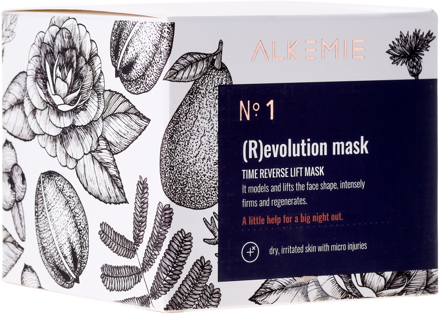 Омолоджувальна маска для обличчя - Alkemie Revolution Mask — фото N1