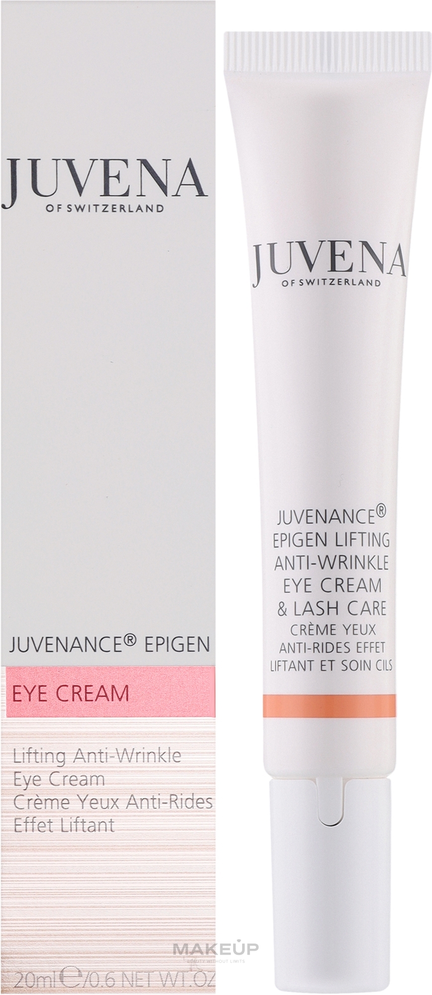 Подтягивающий крем для кожи вокруг глаз - Juvena Juvenance Epigen Lifting Anti-Wrinkle Eye Cream & Lash Care — фото 20ml