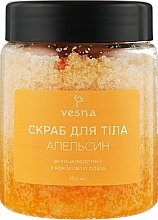Восстанавливающий скраб для тела "Апельсин" - Vesna Body Care Scrub — фото N2