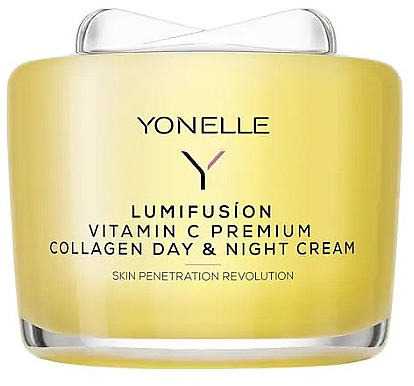 Колагеновий денний і нічний крем з вітаміном С - Yonelle Lumifusion Vitamin C Premium Collagen Day & Night Cream — фото N1