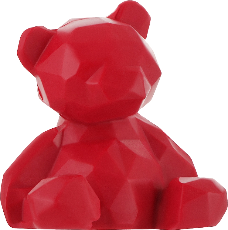 Мыло "Геометрический мишка", красный - Dushka — фото N1