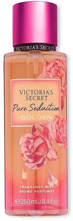 Парфумований спрей для тіла - Victoria's Secret Pure Seduction Golden Fragrance Mist — фото N1