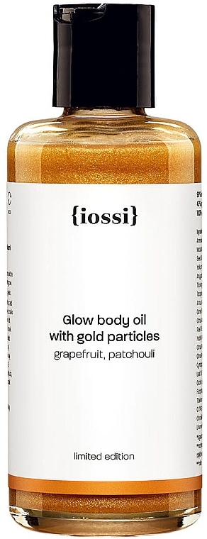 Масло для сияния кожи тела с золотыми частицами - Iossi Glow Body Oil — фото N1