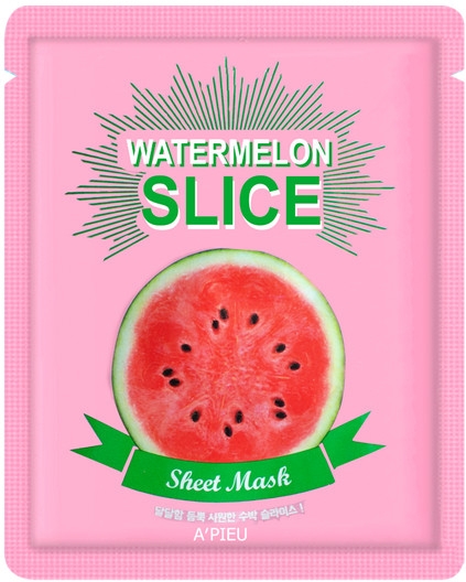 Тканевая маска с экстрактом арбуза - A'pieu Watermelon Slice Sheet Mask