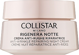 Парфумерія, косметика Нічний крем для обличчя та шиї - Collistar Rigenera Anti-Wrinkle Repairing Night Cream