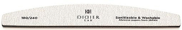 Пилка-півмісяць, 180/240 - Didier Lab — фото N1