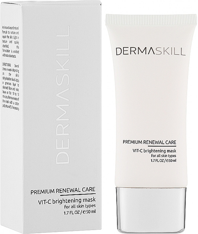 Омолоджуюча маска для обличчя с вітаміном С - Dermaskill Vit-C Brightening Mask — фото N1