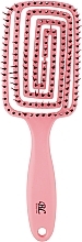 Духи, Парфюмерия, косметика Щетка для волос "Лабиринт", 413965, светло-розовая - Beauty Line