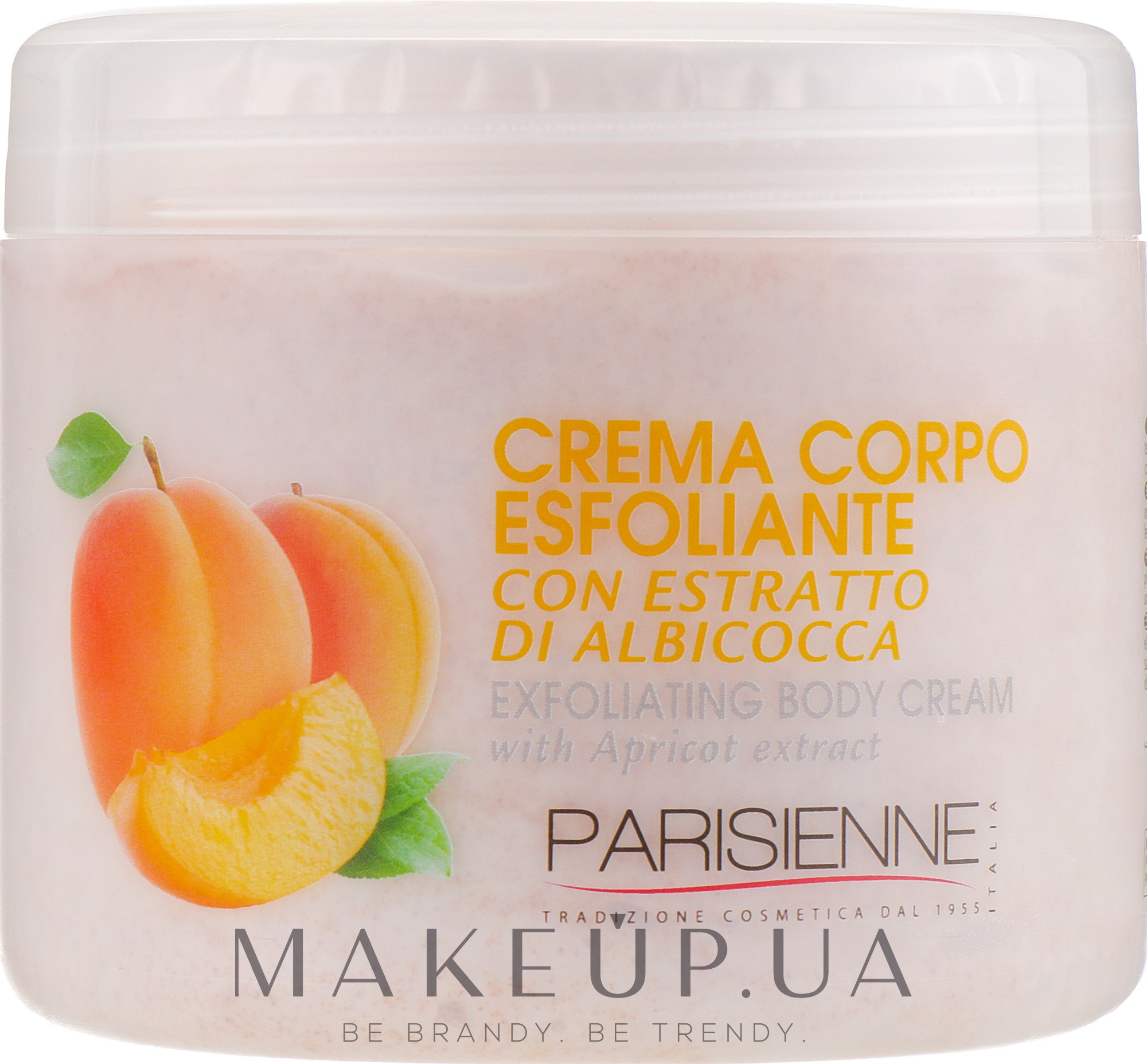 Скраб для тіла абрикосовий - Parisienne Italia Body Scrub With Apricot Extract — фото 500ml