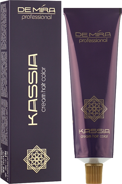 Профессиональная стойкая крем-краска для волос с маслом мирры - DeMira Professional Kassia