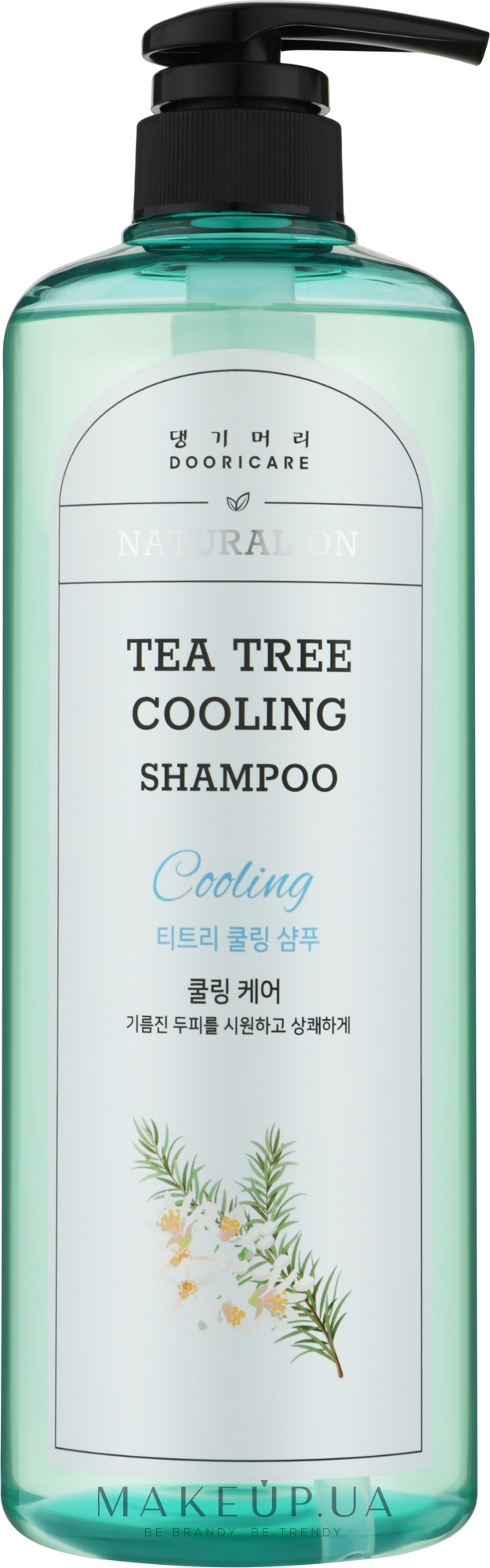 Охлаждающий шампунь на основе чайного дерева - Daeng Gi Meo Ri naturalon Tea Tree Cool Shampoo  — фото 1000ml