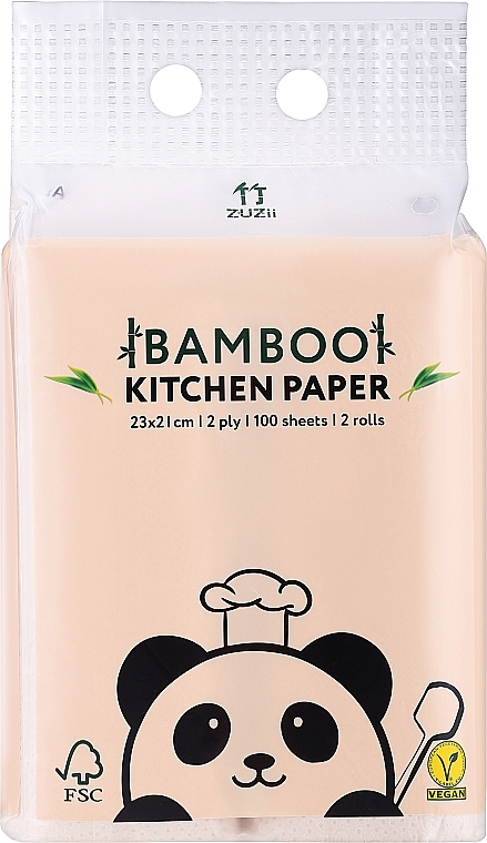 Бамбуковые полотенца - Zuzii Bamboo Kitchen Paper — фото N1