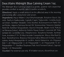 Увлажняющий-смягчающий крем для лица - Klairs Midnight Blue Calming Cream — фото N3