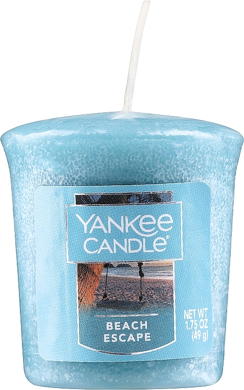 Ароматическая свеча - Yankee Candle Beach Escape Votive Candle — фото N1