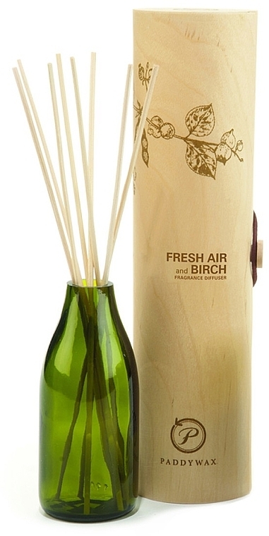 Аромадиффузор "Свежий воздух и береза" - Paddywax Eco Green Diffuser Fresh Air & Birch — фото N1