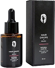 Духи, Парфюмерия, косметика Масло для волос - Solidu Hair Drops Natural Hair Oil With Argan And Jojoba Oil