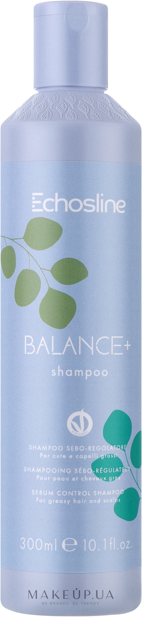 Себорегулирующий шампунь - Echosline Balance Plus Shampoo — фото 300ml