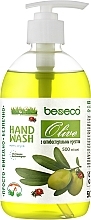 Жидкое крем-мыло с антибактериальным эффектом "Оливка" - Be&Eco Hand Wash Olive — фото N1